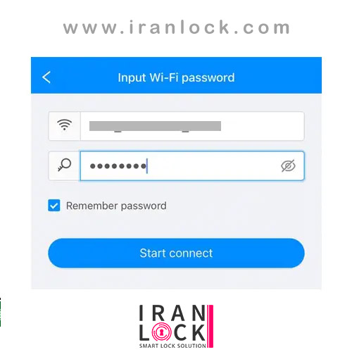 انتخاب شبکه اینترنت در اپلیکیشن دستگیره هوشمند