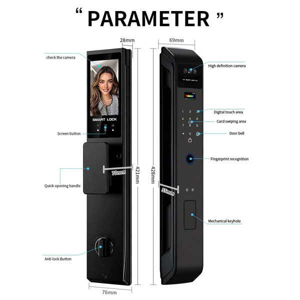 قفل دیجیتال روستیک مدل RDL506